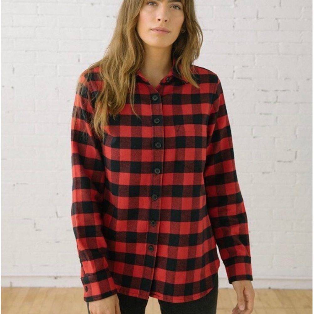 Tradlands Arapahoe Check Flannel -USA Made- MEDIUM